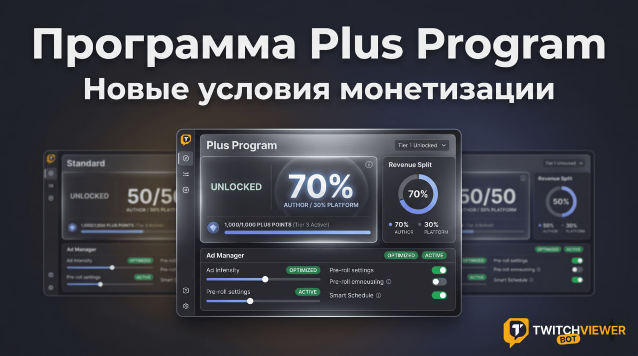 Новые условия монетизации
